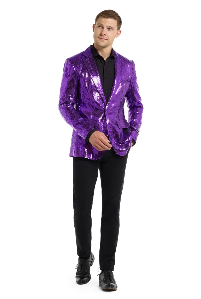 Suitmeister™ Blazer - Paillet Lilla