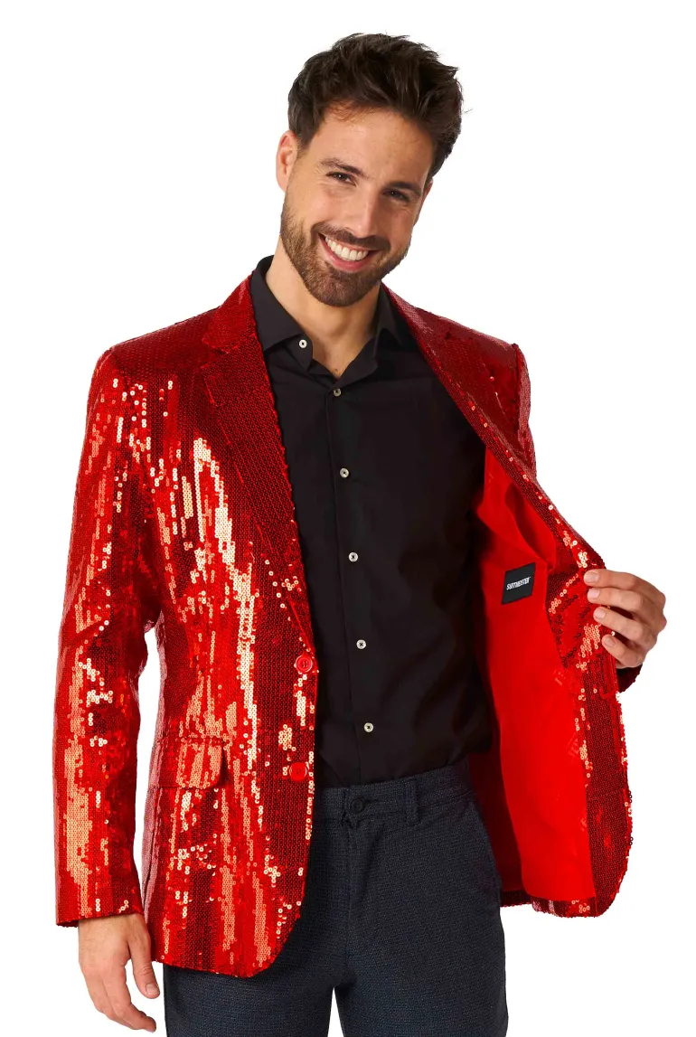 Suitmeister™ Blazer - Paillet Rød