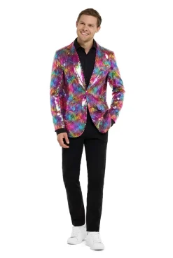 Suitmeister™ Blazer - Paillet Regnbue