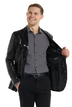 Suitmeister™ Blazer - Paillet Sort