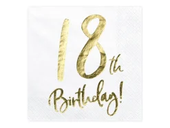 18th Birthday Servietter