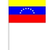 Venezuelansk Papirflag på Pind, 27 x 20 cm