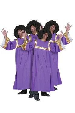 Voksen kostume: Gospelsanger kostume