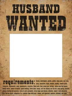 Wanted skilt