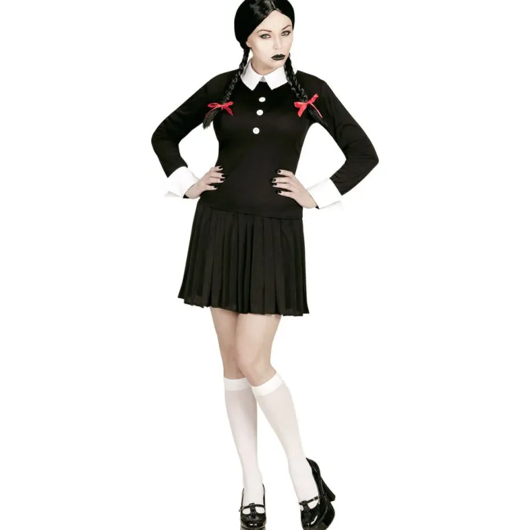 Wednesday Addams Inspireret Kjole til Voksne