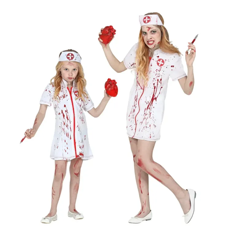 Zombie Sygeplejerske Børnekostume
